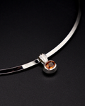 THE ONLY PENDANT - HESSONITE GARNET